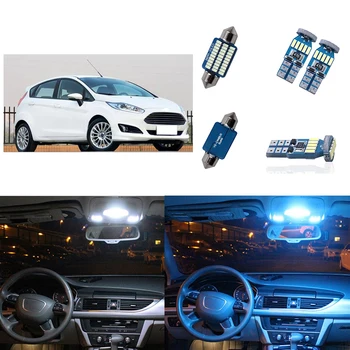 

9Pcs/set LED Lamp Car Bulbs Interior Package Kit Canbus Map Reading Instrument Dome Trunk Light Fit for Ford Fiesta 2011-2017
