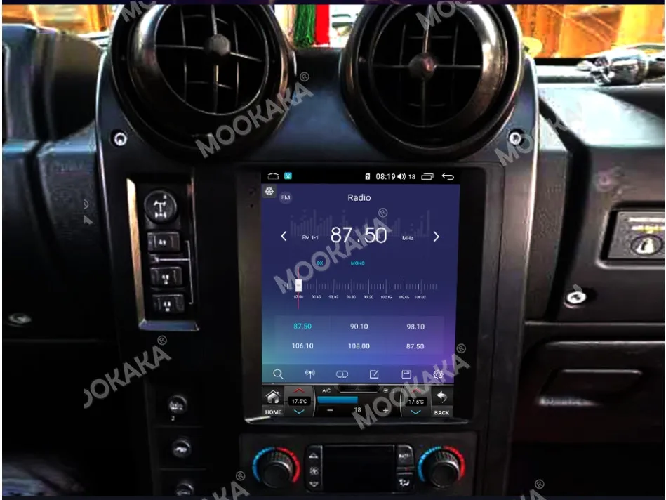 

For Hummer H2 2002 2003 2004 2005 2006 2007 2008 2009 Android Car Radio Multimedia GPS Navigation Bluetooth Player Dashboard