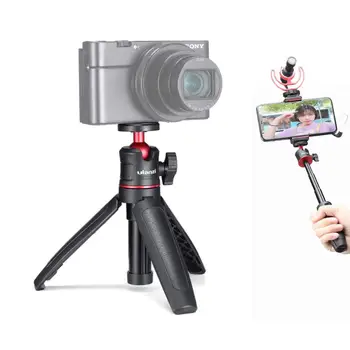 

Mini Extendable Handheld Tripod for Travel Vlogging Compact Travel,Compatible with Smartphone Clamp 1/4" Tripod Head