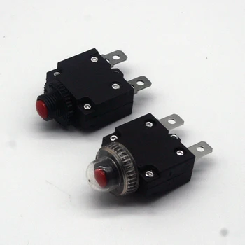 

10pcs 2A 3A 5A 6A 8A 10A 15A 20A 25A 30A Circuit Breaker Overload Protector Switch Fuse Overload Overcurrent Reset Insurance