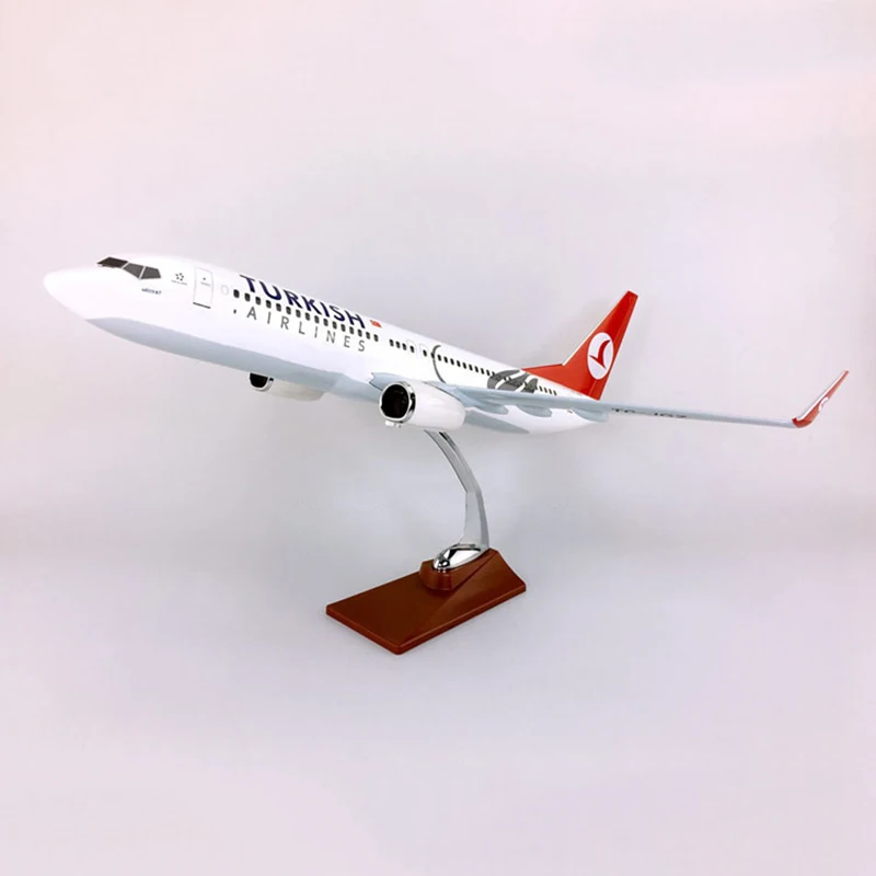 47 см 1:120 модель Boeing B737 Турецкая Авиакомпания Турция авиакомпания с легированной основой самолет коллекционный дисплей игрушка Коллекция украшения