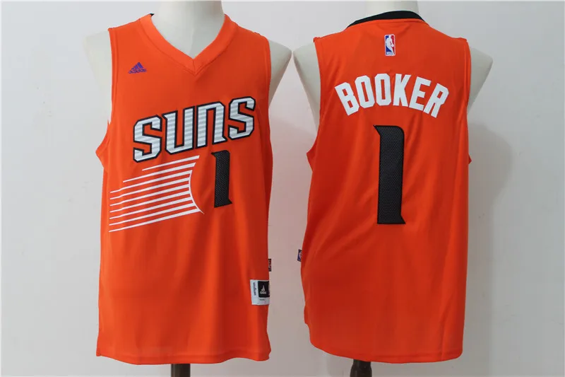 Phoenix Deandre Ayton Josh Jackson DEWIN Booker Steve Nash Charles Barkley мужские баскетбольные майки - Цвет: Черный