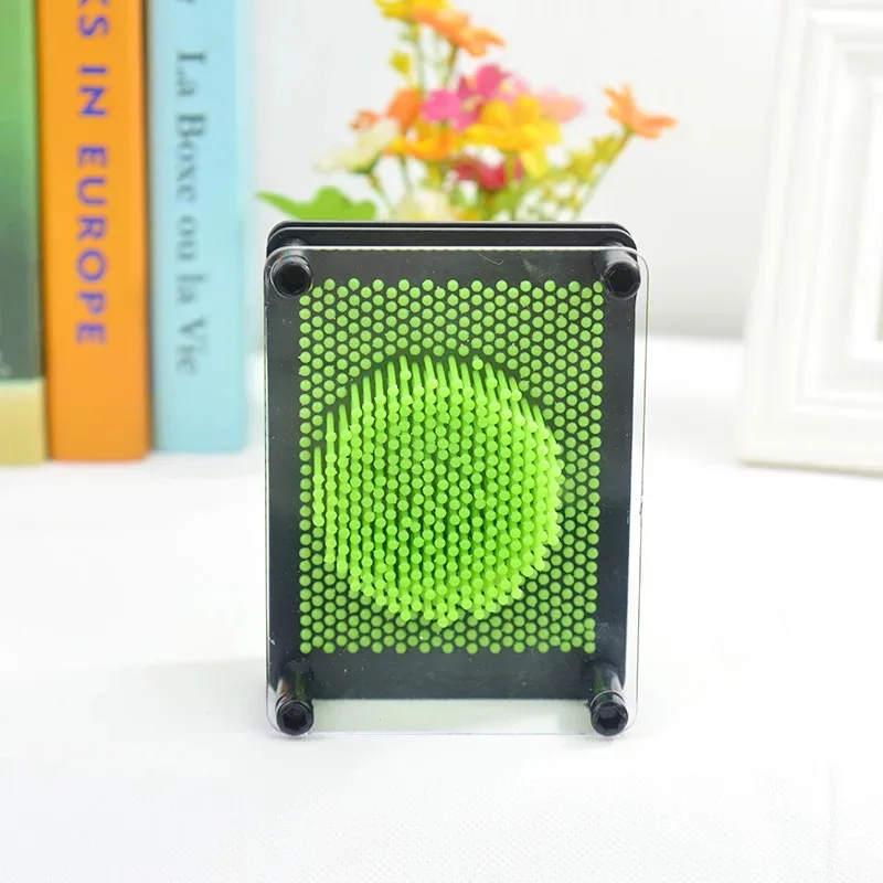 small Pin Art 3D Скульптура Игла DIY резьба Форма Настольная игрушка украшение Hogar дом декоративные украшения для дома - Цвет: small