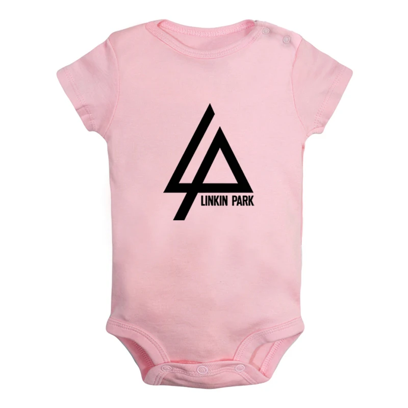 JcBaby2148PD Забавные популярные комплекты одежды для новорожденных мальчиков и девочек в стиле Linkin Park Symbol LP; комбинезон с принтом; боди для младенцев; комплекты одежды из хлопка - Цвет: JcBaby2148PD