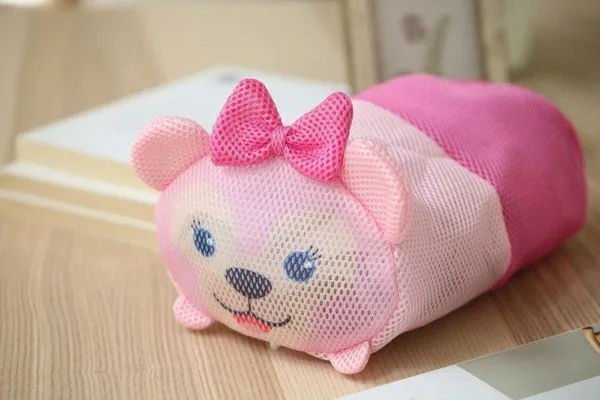 Красный Медведь Даффи HelloKitty моя мелодия Cinnamoroll маленькие Две звезды ЦУМ Микки, Дональд Дак анпанмен косметический мешок моющийся мешок для хранения - Цвет: Красный