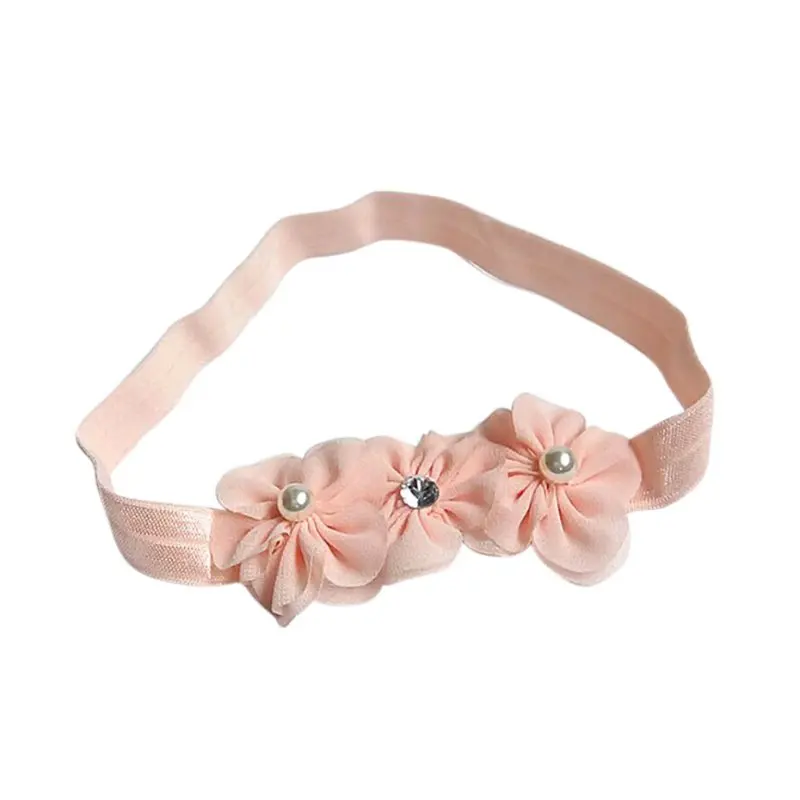 

Baby Girls Ribbon Headband Hair Accessories Infant Toddler Baby Flower Headband Headwear