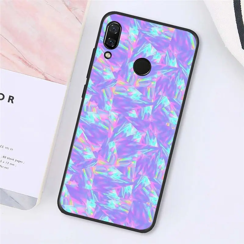 A14 Babaite rainbow iridescent holographic Phone Case for Xiaomi Redmi8 4X 6A S2 Go Redmi 5 5Plus Note4 5 7 Note8Pro - Цвет: A14