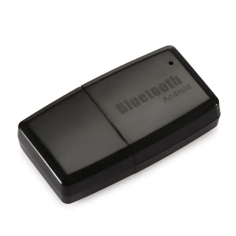 Беспроводной автомобильный Bluetooth V4.1+ EDR музыкальный аудио приемник авто USB 3,5 мм AUX A2DP стерео адаптер для IOS Android - Название цвета: Black For Android