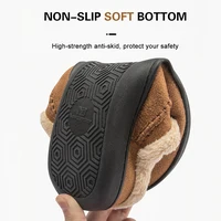New Men Slippers Winter Big Size 4950 Comfort Warm Slippers For Male Antiskid Short Plush Home Soft Slippers Slip -On Shoes Men - Image 3