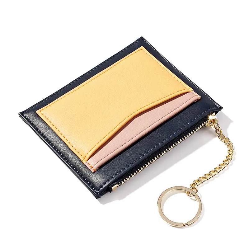 Ougger мини кошелек для монет женские цветные кошельки PU короткие маленькие на