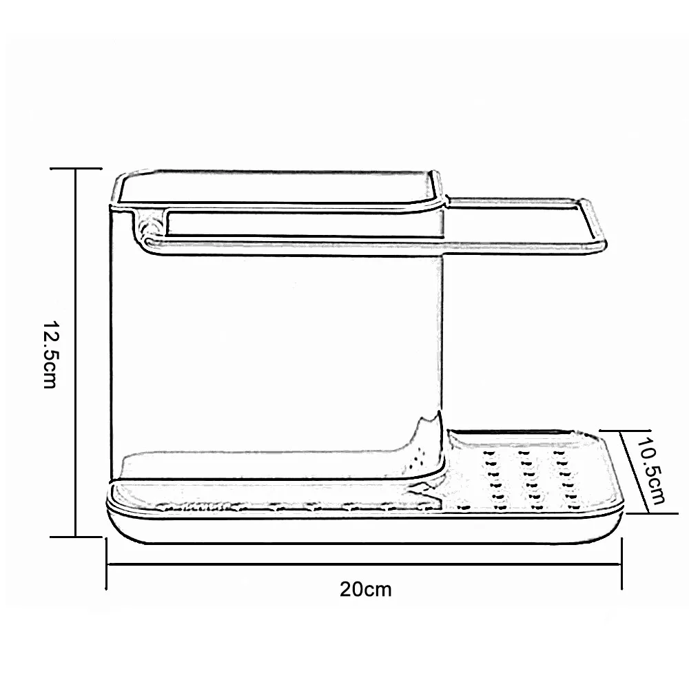 1 шт. кухонная раковина стойка для хранения губок мыльная щетка Органайзер кухонные аксессуары для ванной комнаты держатель для полотенец пластиковый