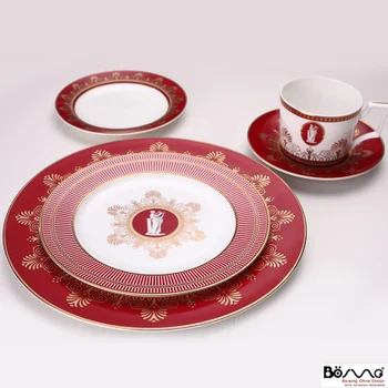 

European Tableware High-quality bone china Tableware Steak Plate Coffee Cup Dish Set Afternoon Tea Dessert Plate