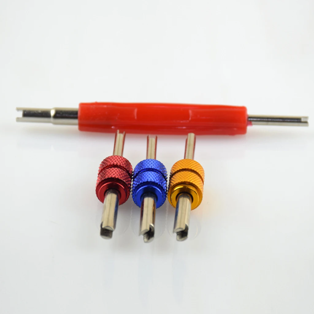 4Pcs Valve Stem Core Remover Car Truck Tire Dual Repair Install//Remove Tool