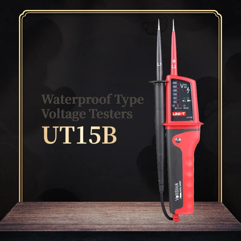 UNI T UT15B/UT15C водонепроницаемый тестовый карандаш IP65 уровень/светильник/испытание