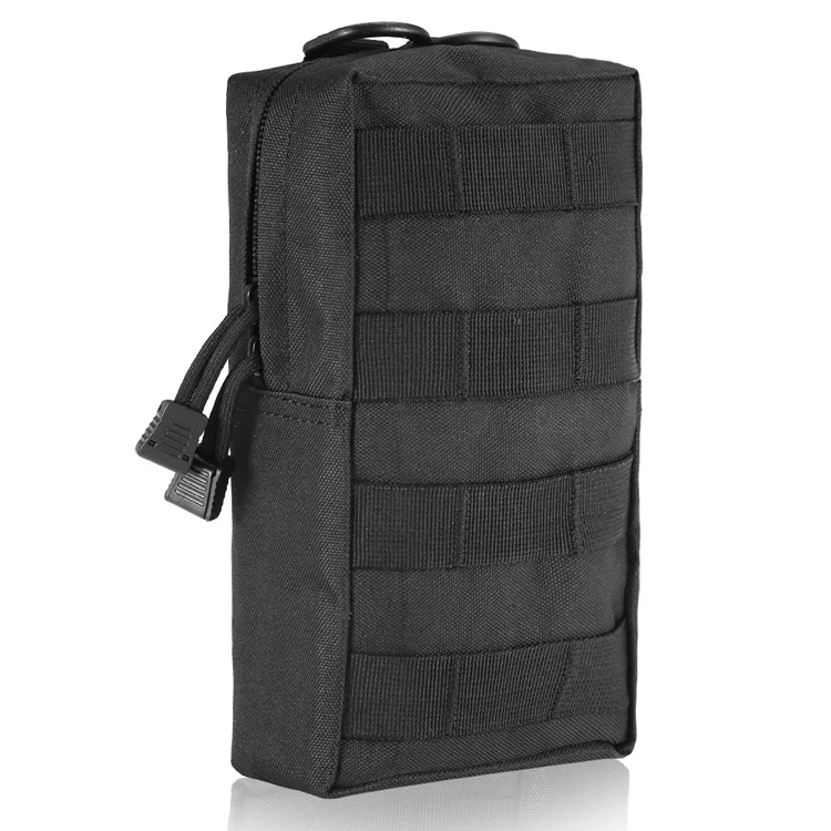 BK Тактические Molle сумки EDC Утилита Сумка гаджет снаряжение сумка военный жилет поясная Сумка водонепроницаемая Компактная сумка тактическая мини-сумка - Цвет: BK