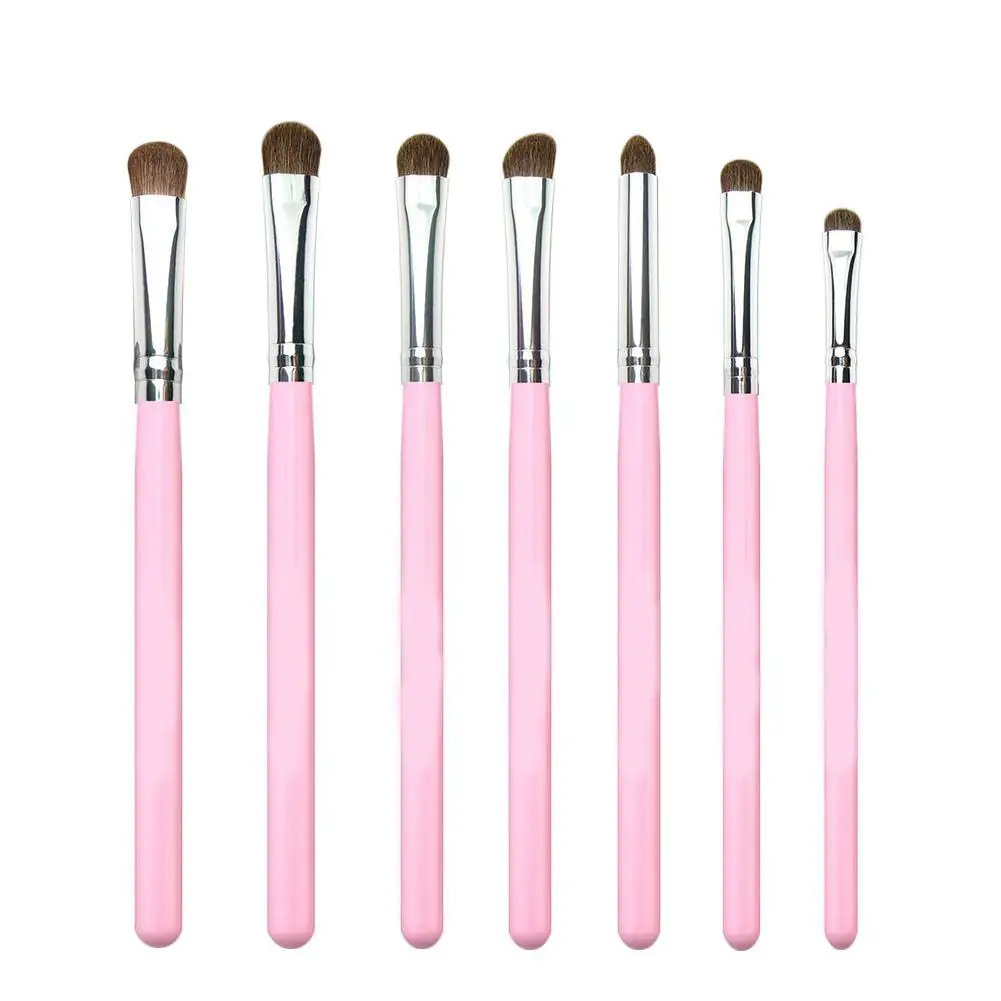 

Makeup Brushes Set 7pcs/lot Eye Shadow Blending Eyeliner Eyelash Eyebrow Cosmetic Make up Brush Eyeshadow Brush for Beginners