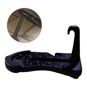 

Lcyonger Universal Door Step Hook Pedal Foldable Step Vehicle Foot Pedal Portable Outdoor Tool Aluminum Alloy