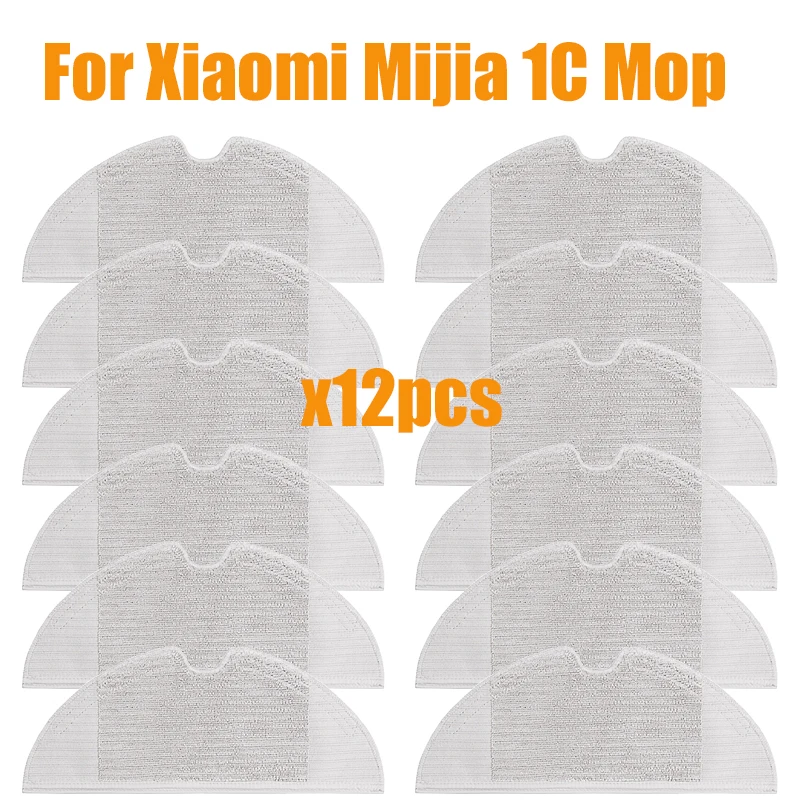 

Only For XiaoMi Mijia 1C STYTJ01ZHM Robot Vacuum Cleaner Mop Cloth Parts Mopping Rags Accessories Dry Wet Mop Cleaner Cloth