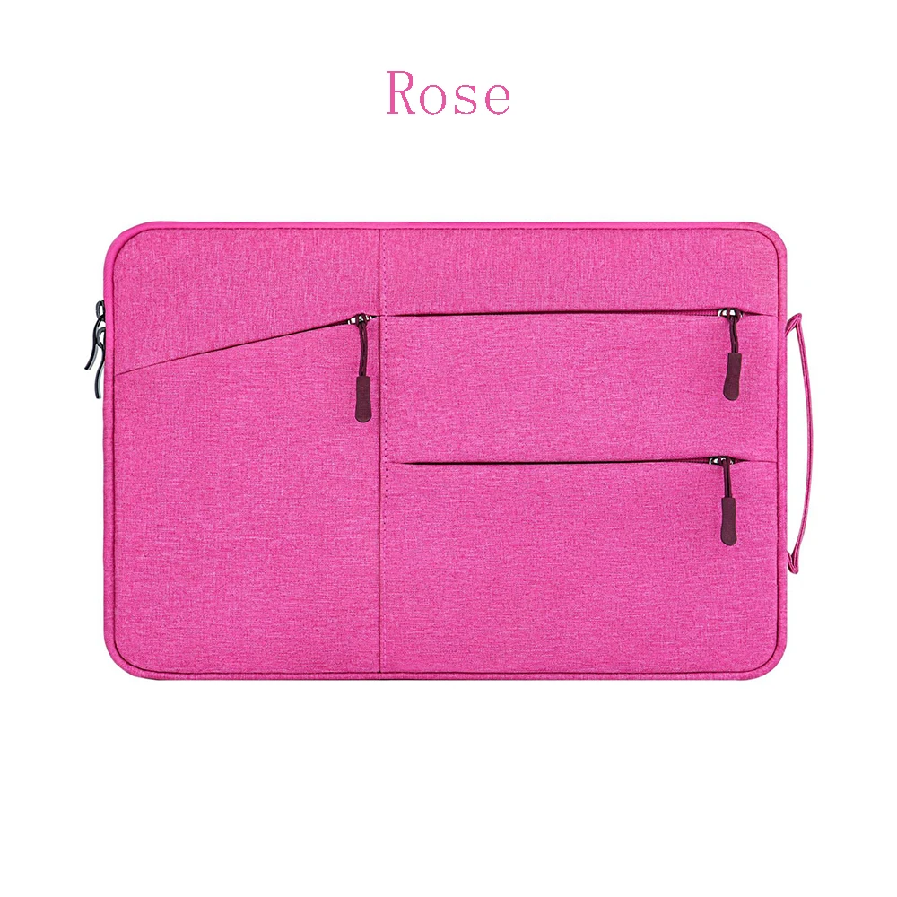 Rose Обновленная сумка для Macbook Air retina Pro 16 12 13 15 11 нейлоновая сумка для ноутбука lenovo чехол для ноутбука Xiaomi hp - Цвет: Rose