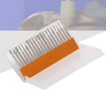 

KITPIPI 20pcs Diamond Grinding Head Diamond Burr Engraving Metal DIY Grinding Drill Rotary Set Carving Tool Bit K3P3