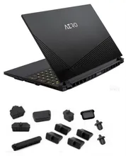 

Dustproof Laptop Black Silicone plug port cover case For GIGABYTE G5 Aero 15 15X AORUS 15G 15P Aorus X5 X5S Sabre Pro 15
