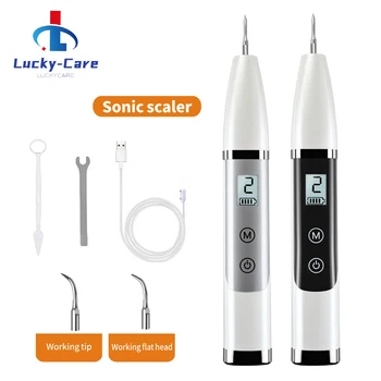 

Ultrasonic Dental Calculus Remover Scaling Electric Portable Scaler Sonic Smoke Stains Tartar Plaque Teeth