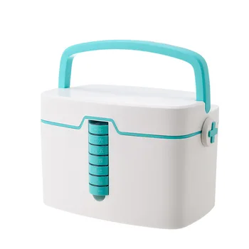 

Medicine Box Household Portable Storage Box Large Capacity Multi-layer Classification Environmental Protection First Aid Box
