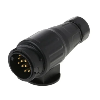 

Adapter Plug Connector Plastic Truck EU Standard Black Length 13cm/5.12in