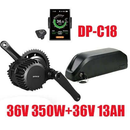 Е-байка 36В 8fun, фара для электровелосипеда в Conversion Kit с Батарея BBS01 BBS02 250/350/500W 36V Bafang Mid Мотор 36В 13/14. 5/15. 6/19. 2ah Батарея - Цвет: C1836V350W36V13AH