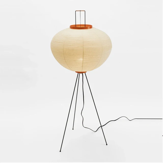 Modern minimalist style handmade paper floor lamp for bedroom 4