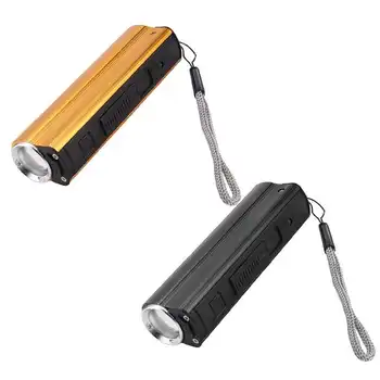 

Outdoor LED Rechargeable Cigarette Lighter Flashlight Torch Lighting