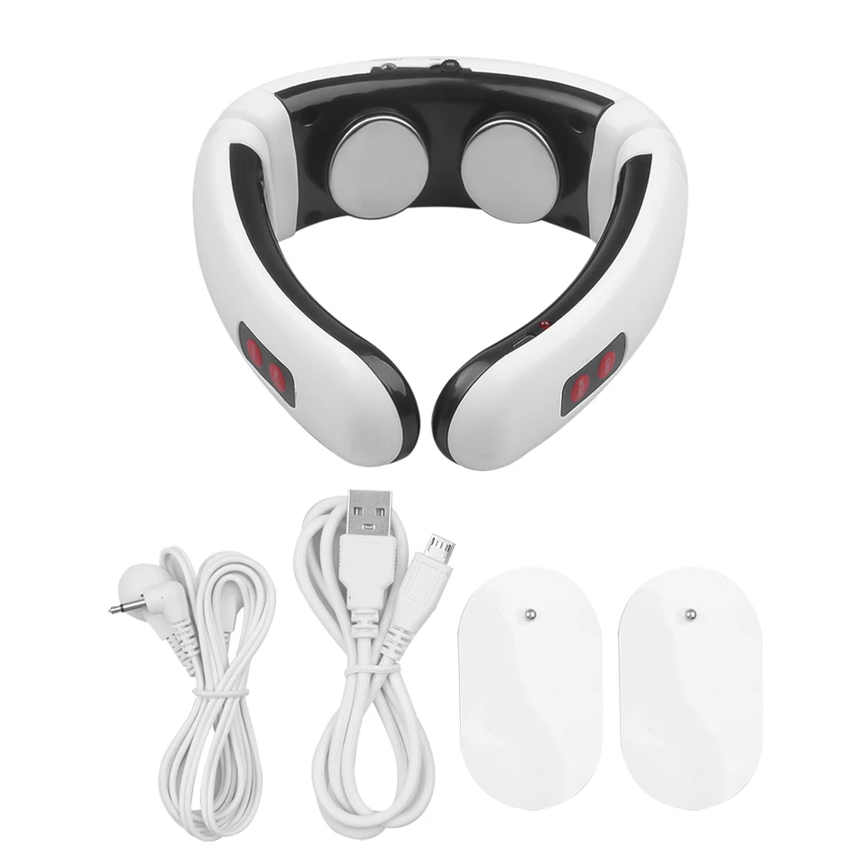 6 Heads Electric Neck and Back Pulse Massager – Tonys Finest