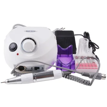 

Hot sale Superior 220V Pro Acrylic Electric Nail Drill File Buffer Bits Manicure Pedicure Kit Set New