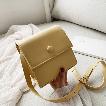 

ins small bag female 2020 new foreign style fashion simple one-shoulder slung Mori texture net red small square bag