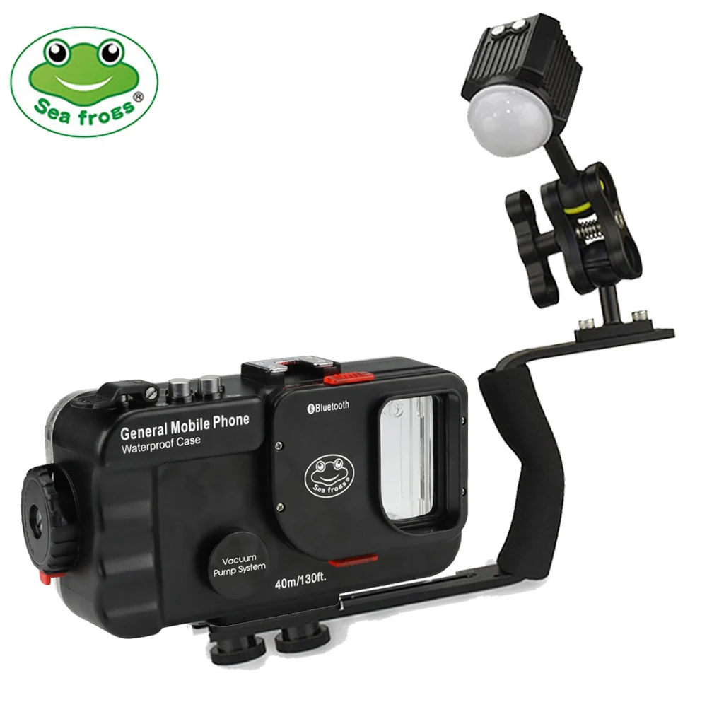 Seafrogs 40 м/130 футов Универсальный водонепроницаемый корпус для дайвинга чехол