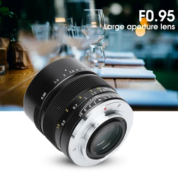 

ZHONGYI 35mm F0.95 E Mount Large Aperture Fixed Focal Manual Lens for Sony E Mount Mirrorless Camera