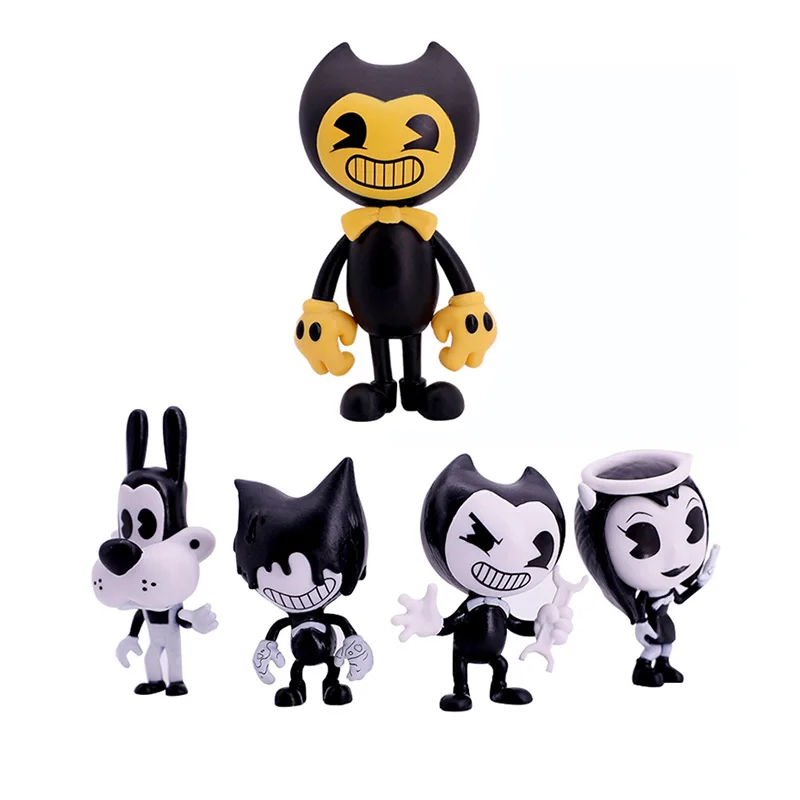 

Bendi 4-Pack Figures and the Ink Machine Bendi Figures Popular Hot Toys for Kids