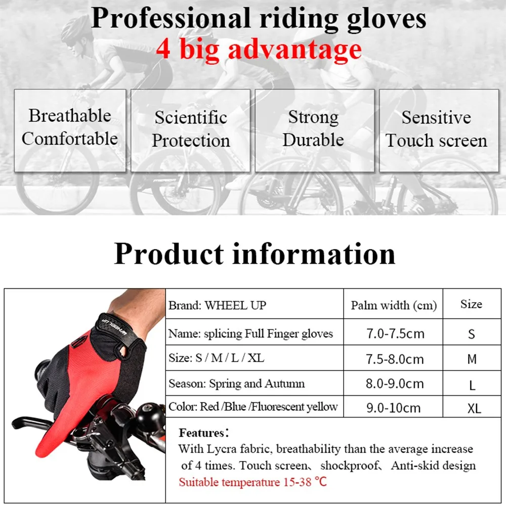 Touch Screen Windproof Outdoor Sport Gloves For Men Women Winter Warm Cycling Gloves Full Finger Riding Skiing Motorcycle Gloves