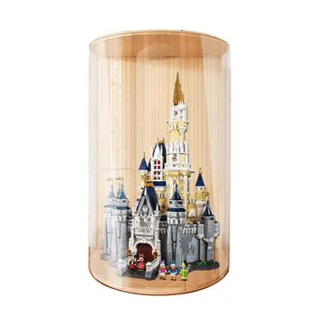 

New Acrylic Display Box Dustproof Display Box Show Box For Block Display Box Included Only