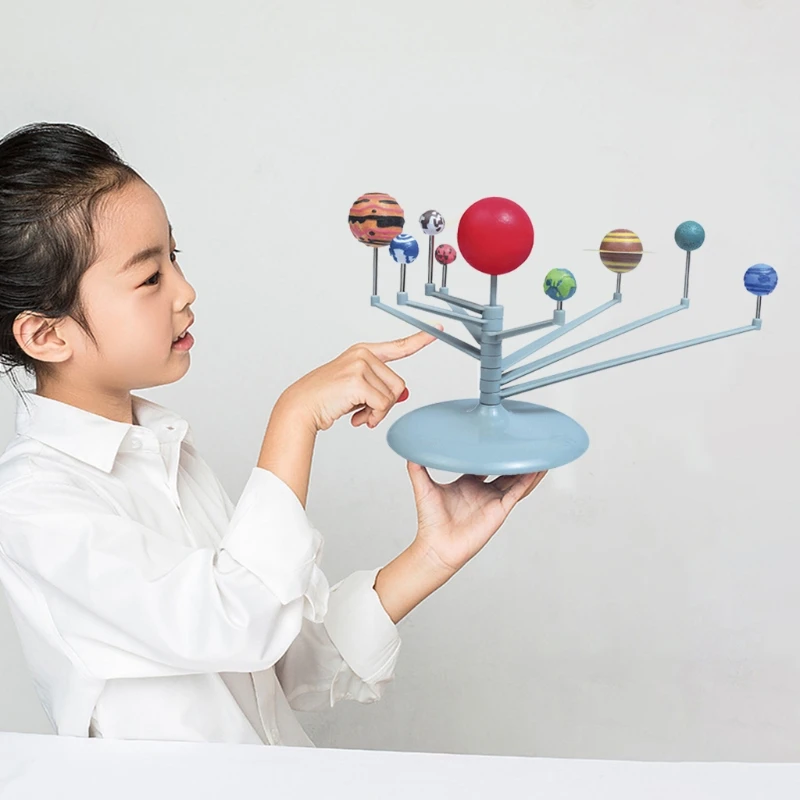 New 1 Set Nine Planets Model Science Diy Assembly Parent-Child Interactive Planetarium Toy Child Intelligence Development 6 New 1 Set Nine Planets Model Science Diy Assembly Parent-Child Interactive Planetarium Toy Child Intelligence Development 6