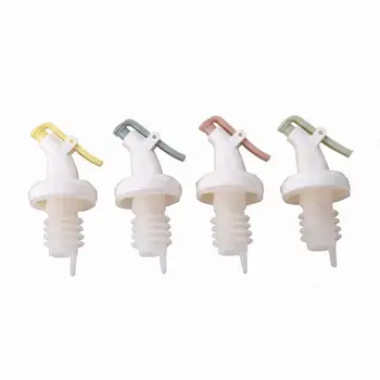 

Kitchen Push-type Oil Bottle Stopper Leak-proof Food Grade Plastic Nozzle Sprayer Liquid Dispenser Wine Pour Dispenser Bar Tools
