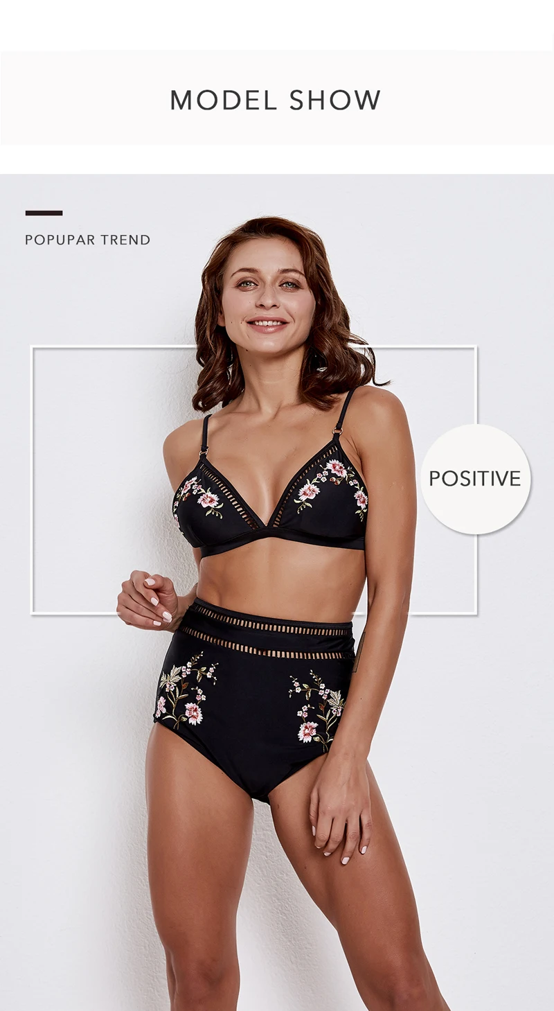 Women's Swimming Wear Bikinis Sets Swimming Shorts Black Bikini Swimwear- Solid Colored S M L XL
