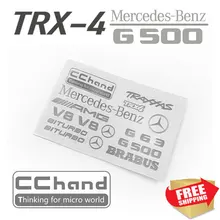 RC запчасти TRX-4 Mercedes-Benz G500 traxxas металлические автомобильные наклейки для украшения