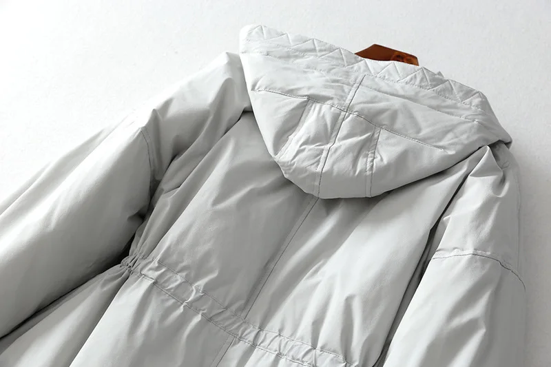 super warm Winter hooded oversized Warm Duck down coat female was thin waist Down Warm Jacket Hooded thicker warm Parkas F791