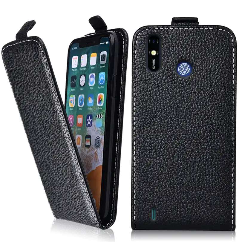 tecno spark go plus flip cover