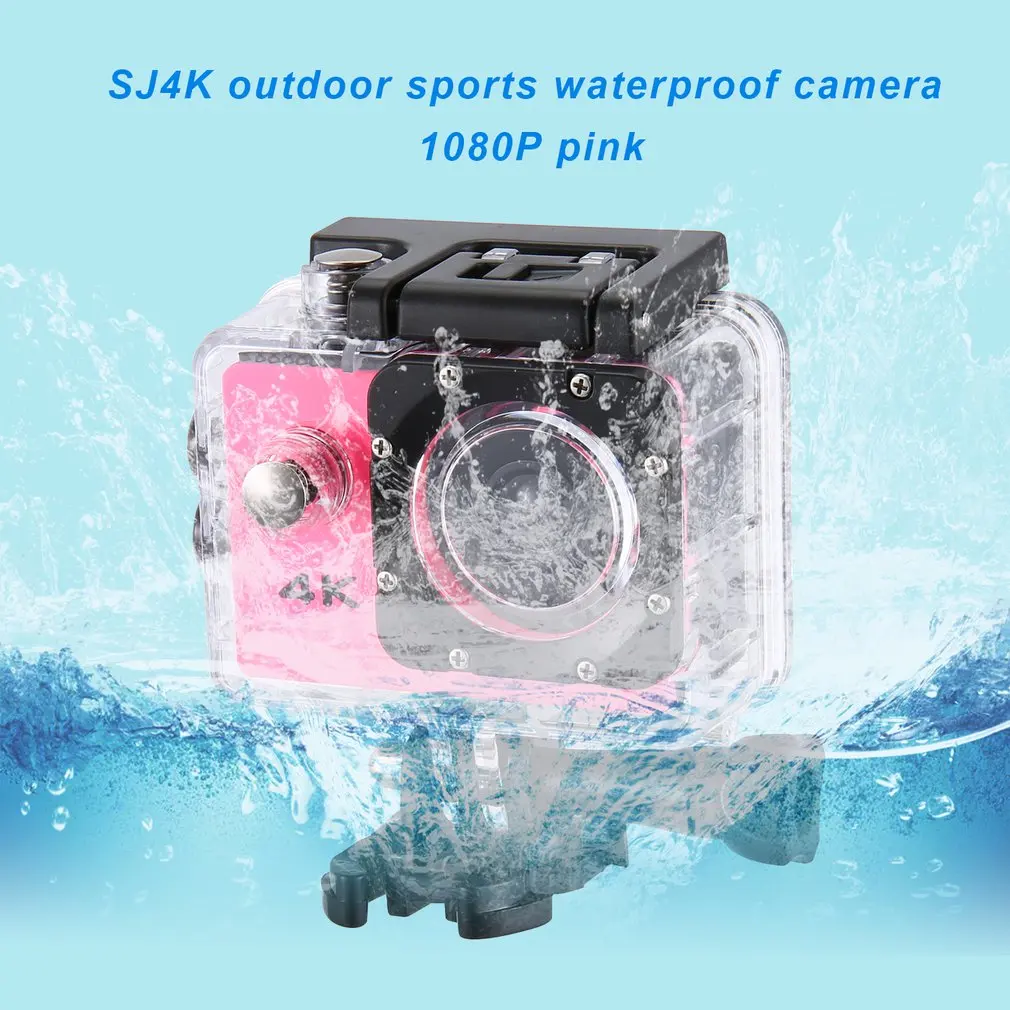 SJ камера 4K 2,0 дюймовый ЖК-экран Дайвинг 30 м Водонепроницаемая камера Экстремальные виды спорта DV 1080p мотоцикл автомобиль Спорт на открытом воздухе