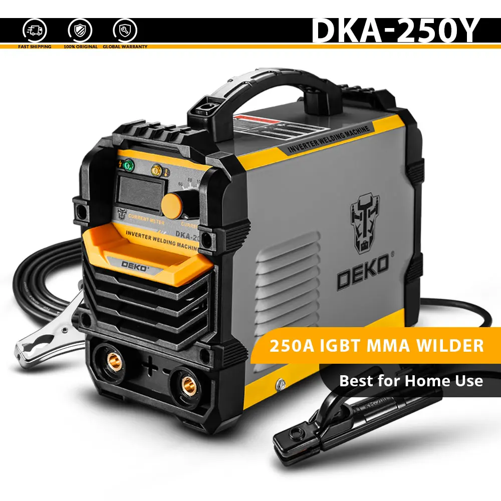 DKA-250Y DEKO DKA-200Y 200A 4.1KVA инвертор дуговой Электрический сварочный аппарат 220V MMA сварочный аппарат для DIY сварочных работ и электрических работ - Цвет: DKA-250Y