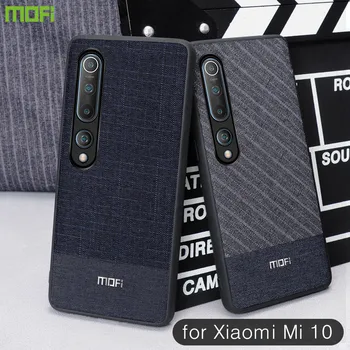 

for Xiaomi Mi 10 case cover MOFi original xiomi Mi Note 10 Pro shockproof back cover fabric fundas coque soft silicone cases