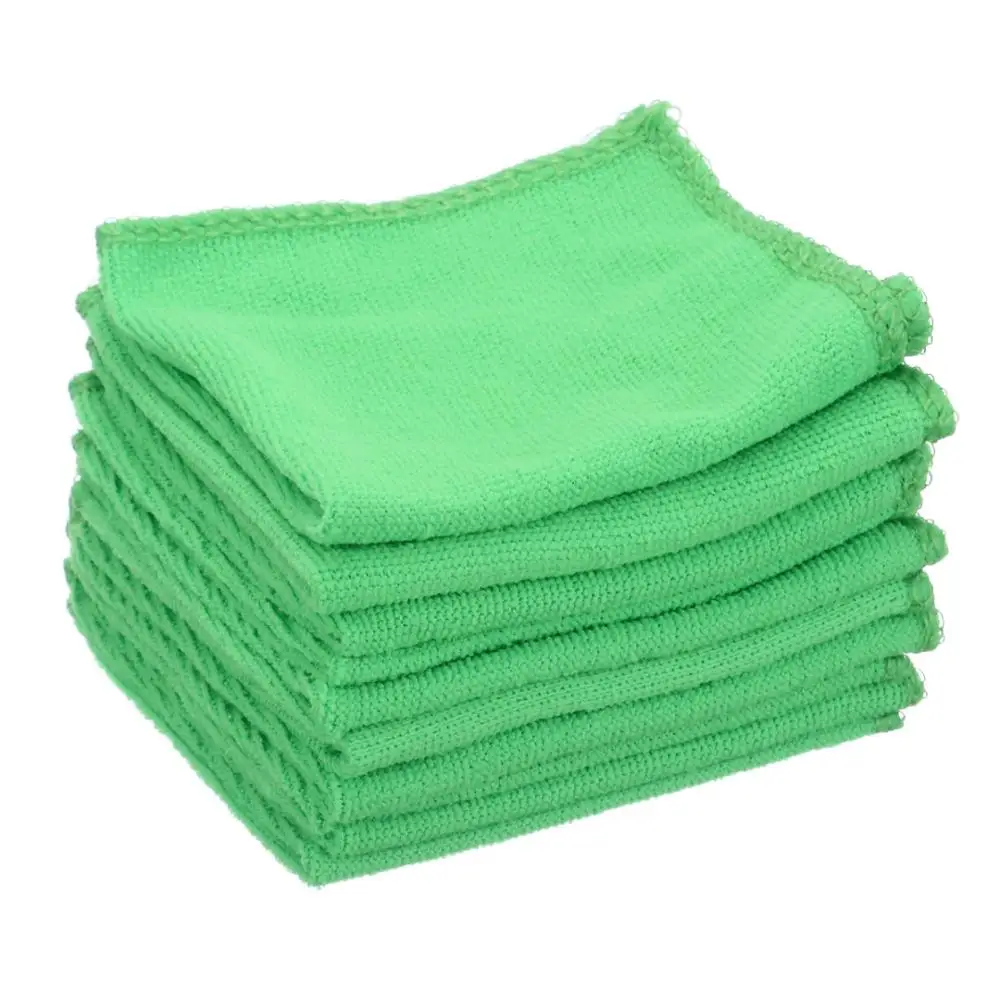 

10PCS Microfibre Cleaning Towel Home Textile Soft Cloths Wash Towel Duster Cleaning Towel for Household Auto Car 3 colors