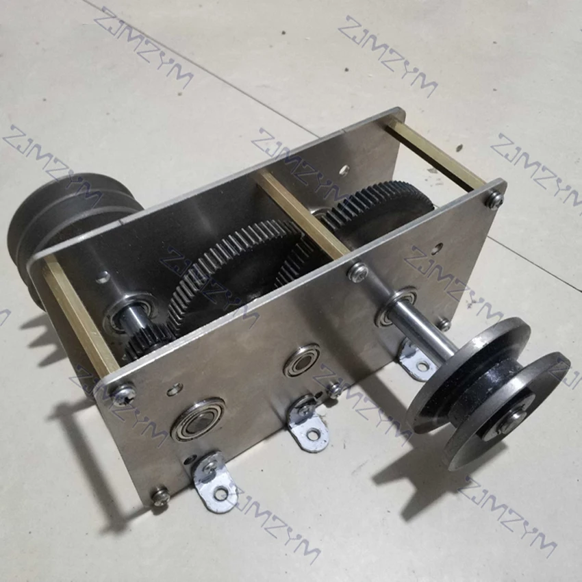 Cranked generator wind up gearbox diy hydraulic drive pulley speed increase ratio transmission gearbox can be 1 : 22 gear reducer accelerator